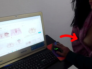 Aula de anatomia e punheta, sexo com madrasta de peitos naturais MILF
