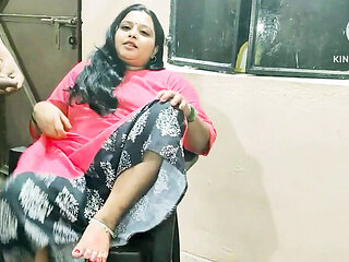 Desi Indian Aunty Hardcore Fuck With Boy At Home - Blowjob & Cowgirl Sex