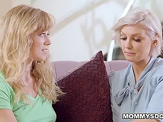 Stepmom And Stepdaughter Having Sex To Strenghten Bond