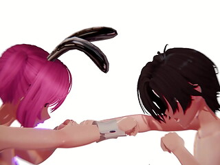 Lesbian battle 11