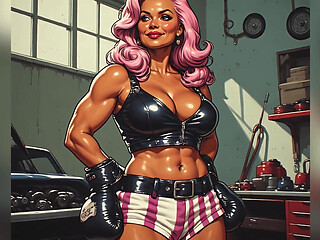 Non-nude Fit Babes Art