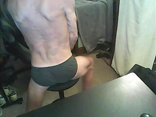Combined clips on Active Stool with briefs and balls and massage gun