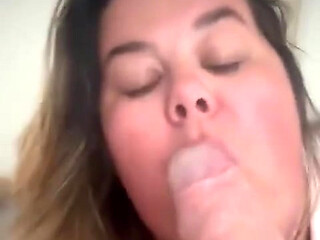 Slut Cums Over My Dicks