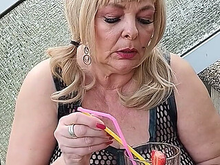 With Strawberries