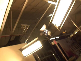 Naughty teen girl has a hot threesome fuck in the living room