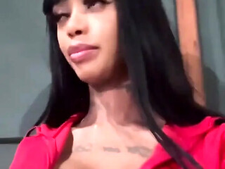 Busty blonde teen struggles to hold on during intense fucking