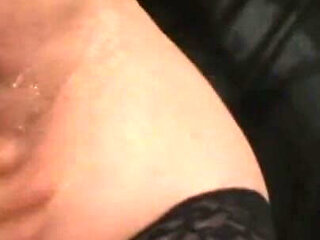 Humiliating pussy pinching sex toys penetrated