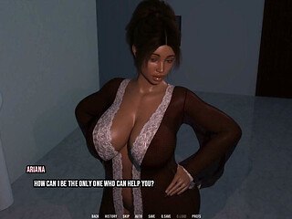 Ariana Dark Christmas2 - Gameplay - Roleplay - BBC Santa Fucks Faithful Wife in Livingroom