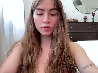 Hot brunette babe goes crazy jerking part5