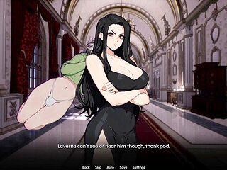 Haunted by femboy featuring cute femboy and fit muscle girl in an adult visual novel