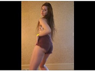 Dance & Strip To Nude. (shakira - Gordita)