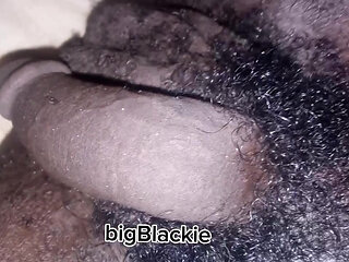 bigBlackie bbc Solo virgin new video jacking off with thick raw cum
