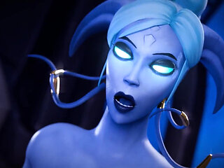 Thicc Horned Alien Girl Is Riding You!