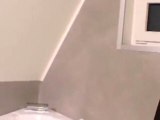 Two hot girls enjoys sucking huge cock and slides it in their milky pussies