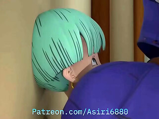 Android 18 farts on Bulma