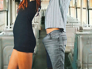 Schoolgirl Thighed on the Bus by a Stranger!