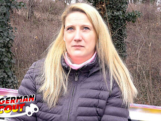 German Scout - Curvy Mature Sabrina at First Time Casting Fuck