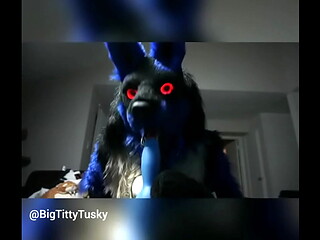 Bigtittytusky:Lucario sucking dick and getting covered in cum