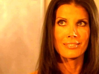 Beauty brunette milf mom fucked in her home