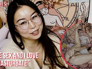 Toys Herself With Vibrator