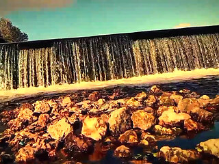 Twink quit fishing and went naked into the woods jerking off his dick