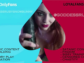 Succubus and Devil indulge in sinful stroking session