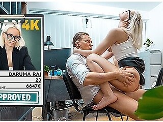 Stanley Johnson And Daruma Rai In Blonde Whore Is Having A Rough Anal Fuck For A Loan