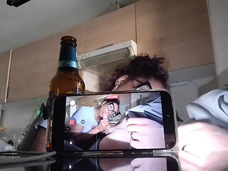 I teach the Cuban woman to drive and she in return sucks it