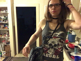 Sexy TransGirl Gets Ready for a Night of Fun!