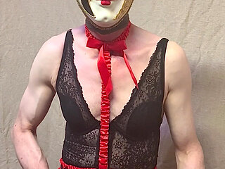 Naughty Closeup Of My Red Sore Cock Ejection