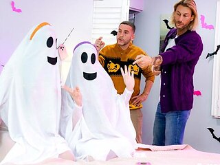 Partner swap with two hot girlfriends Selina Bentz and Juniper Ren