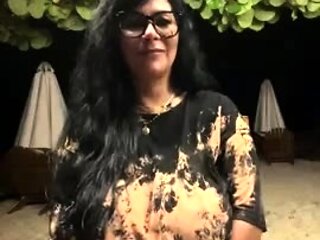 Kinky moist taco brunette anal toy play during masturbating