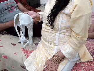 Stepmom QueenbeautyQB Enters Stepson's Room Suddenly For Cleaning And Hardcore Sex