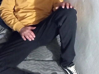 Masturbating in Bed at the Cabin