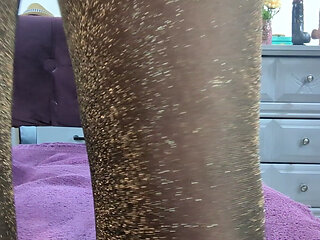 Wetting I'm My New Nylons Pantyhose