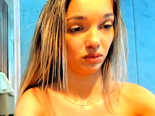 Close up Of Teen Masturbating