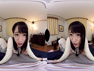 Japanese Beauty Explores Sensual POV With Intense Darkhair Desire