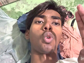 Indian boy show his feelings and dick