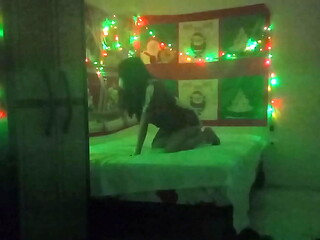 I WANTED TO MAKE HOMEMADE PORN BUT I DIDN'_T HAVE ANYTHING TO RECORD WITH, SO I USED AN OLD CAMERA TO RECORD MYSELF NAKED AT CHRISTMAS