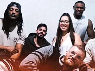 Curvy Brazilian Barbara Gangbang Bareback Trailer - Amateur Latina Wife Fucked Hard