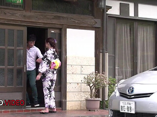 Japanese Kimono Babe Maya Kawamura Takes Rough Hardcore Fuck