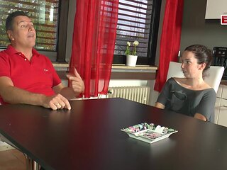 German boyfriend gives girlfriend pocket money in exchange for sex
