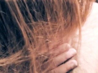 Step mom gives sloppy blowjobs and devours his cock