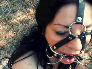 DON'T WATCH THIS VIDEO!!! Open Gag Deep Throat Training