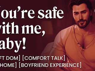 ASMR Male Voice: Soft Dom Boyfriend Comforts You During a Thunderstorm - Couple & At Home - Erotic Audio Roleplay for Women