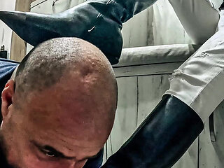 Divine Humiliation - Sharp Boots on the Slave