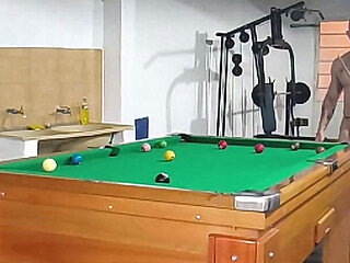 Playing Naked Pool with My Boyfriend and My Father-in-law