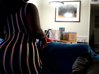 Thick black ass sucking dick