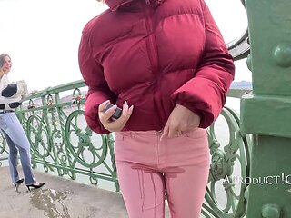 Wetting In Their Jeans Together On The Bridge
