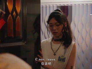 After getting a fresh new tattoo from the sexy female